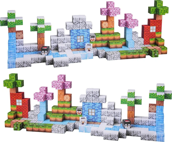 Конструктор магнітний 384 елементи ZKL.CH1370 (5903864973914) - зображення 4