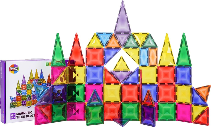 Набір магнітних кубиків 3D 67 елементів ZKL.S-1025 (5903864973884) - зображення 6