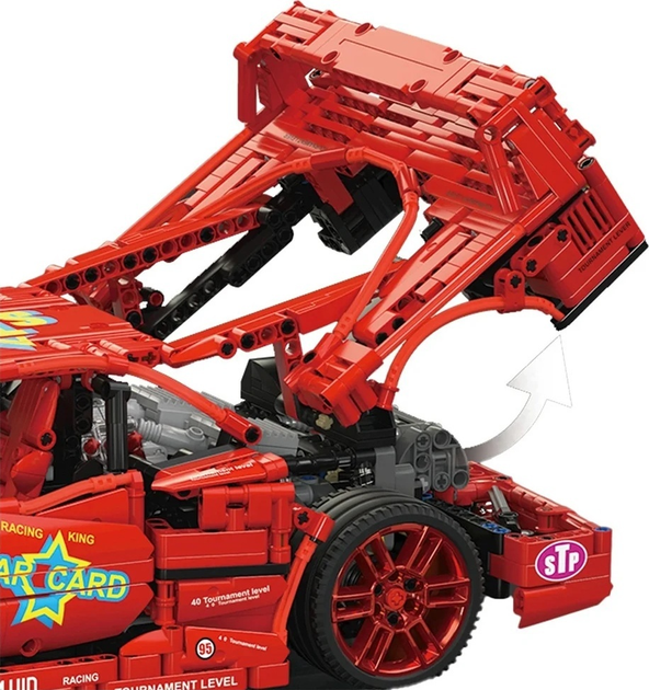 Набір кубиків Спортивні машинки 2688 елементів ZKL.13095 (5903864945713) - зображення 8