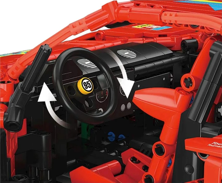 Набір кубиків Спортивні машинки 2688 елементів ZKL.13095 (5903864945713) - зображення 9