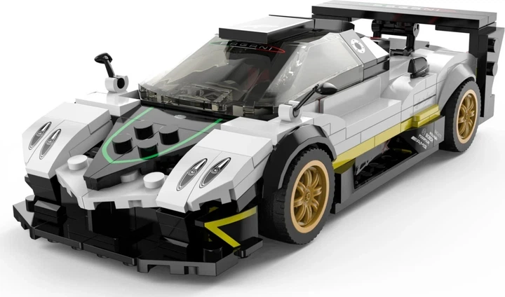 Набір кубиків Rastar Pagani Zonda R білий 387 елементів ZKL.93900.BIA (5903864986969) - зображення 11