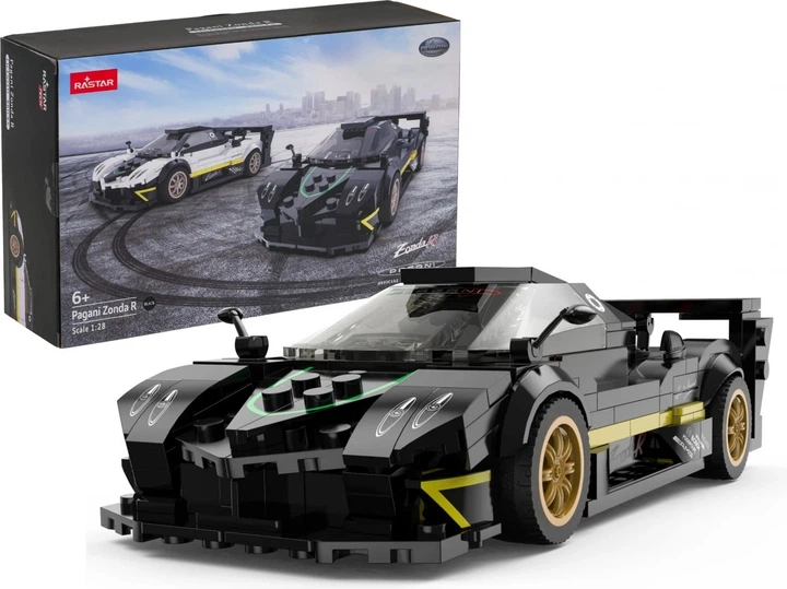 Набір кубиків Rastar Pagani Zonda R чорний 387 елементів ZKL.93900.CZ (6930751323018) - зображення 2