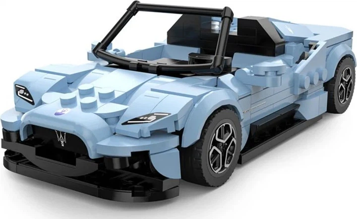 Zestaw klocków Rastar Maserati MC20 niebieski 370 elementów ZKL.10210.NIE (6930751324497) - obraz 3