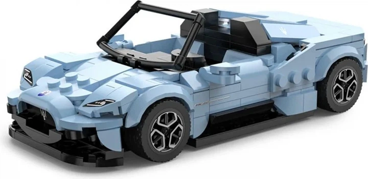 Zestaw klocków Rastar Maserati MC20 niebieski 370 elementów ZKL.10210.NIE (6930751324497) - obraz 4