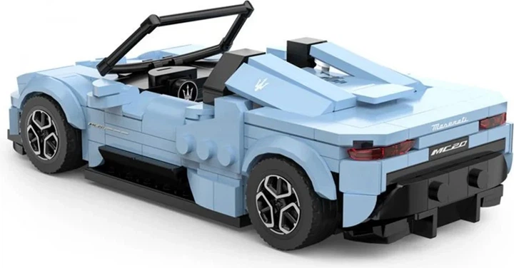 Zestaw klocków Rastar Maserati MC20 niebieski 370 elementów ZKL.10210.NIE (6930751324497) - obraz 5