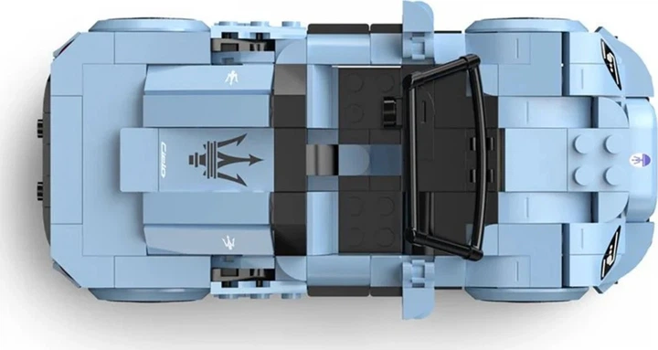 Zestaw klocków Rastar Maserati MC20 niebieski 370 elementów ZKL.10210.NIE (6930751324497) - obraz 12