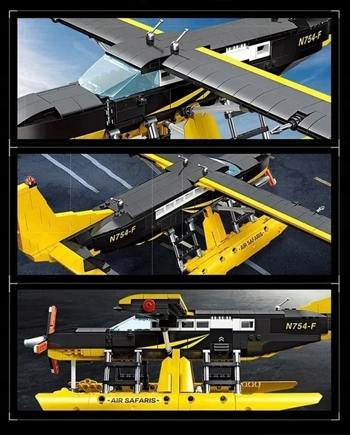 Конструктор Літак 739 елементів ZKL.JJ9172 (5903864973044) - зображення 4