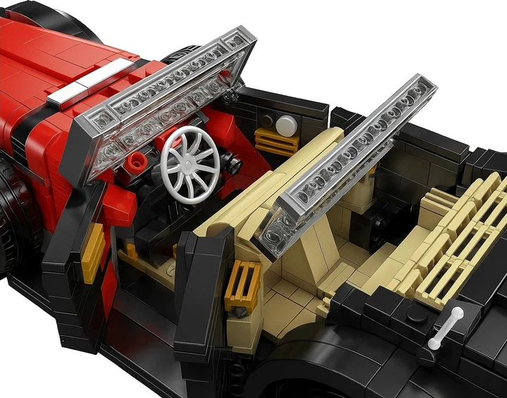 Klocki konstrukcyjne Pojazd retro czerwony 1308 elementów ZKL.10114 (5903864973259) - obraz 8