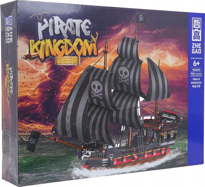 Klocki konstrukcyjne Statek piracki 968 elementów ZKL.982003 (5903864973334) - obraz 1