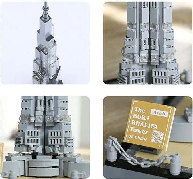 Zestaw klocków Budynki Burj Khalifa 555 elementów ZKL.4222 (5903864973457) - obraz 6