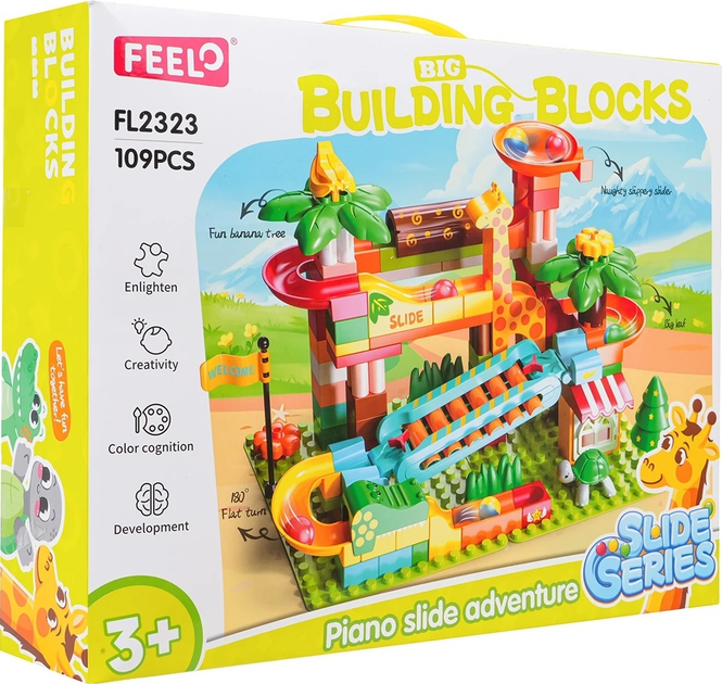 Klocki Tork kulka safari konstrukcyjne 109 elementów ZKL.FL2323 (5903864973617) - obraz 1