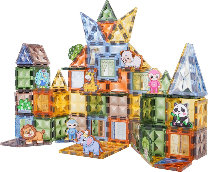 Zestaw klocków magnetycznych 116 elementów ZKL.1104 (5903864973785) - obraz 2