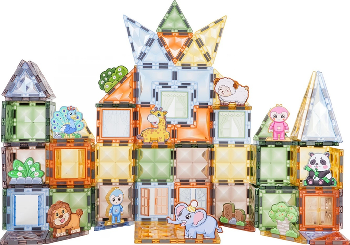 Zestaw klocków magnetycznych 116 elementów ZKL.1104 (5903864973785) - obraz 3