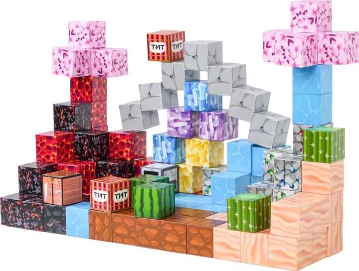 Конструктор магнітний 117 елементів ZKL.CH1355 (5903864973921) - зображення 5