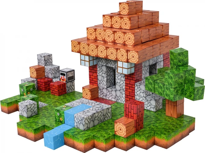 Конструктор магнітний 312 елементів ZKL.CH1320 (5903864973976) - зображення 5