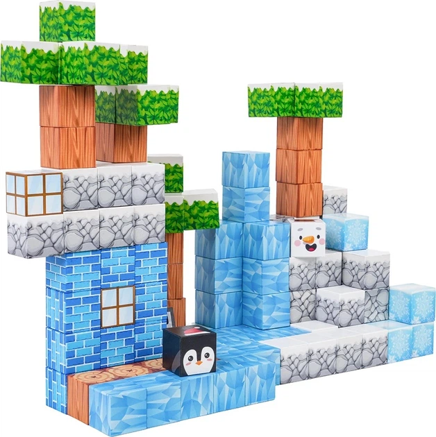 Конструктор магнітний 113 елементів ZKL.CH1312 (5903864973990) - зображення 4