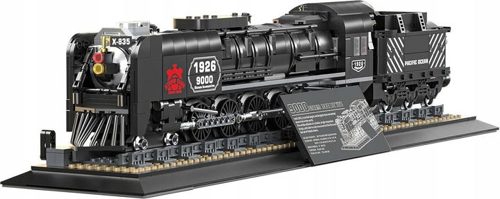 Zestaw klocków Lokomotywa retro 1546 elementów ZKL.66801 (5903864977639) - obraz 3