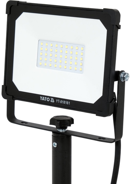 Прожектор YATO YT-818161 SMD LED зі стійкою 30 Вт 2850 лм (5906083083631) - зображення 3