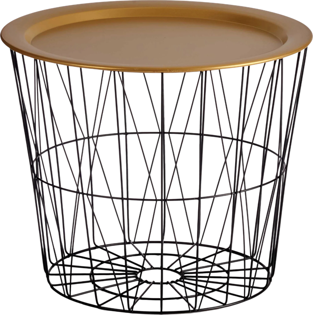 Журнальний столик Giftdecor Luvo кошик 52 см (8430852814425) - зображення 1