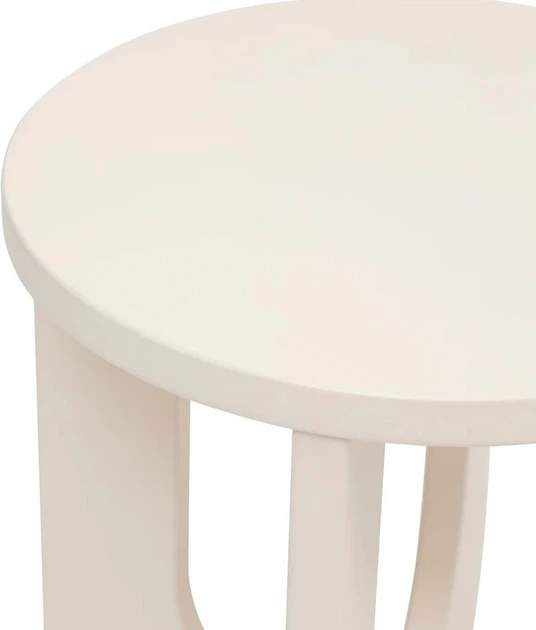 Журнальний столик Atmosphera Bloom круглий 40 см Бежевий (3560233538758) - зображення 2