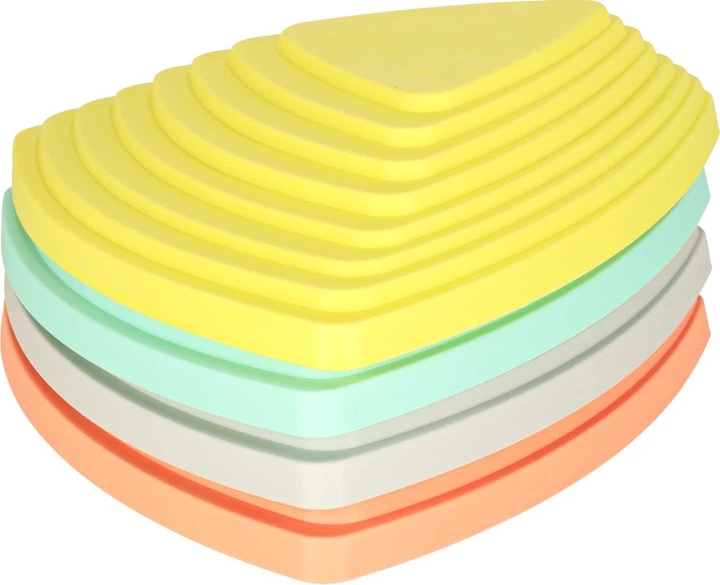 Стежка сенсорна KIK для тренування рівноваги, 11 пастельних каменів KX3170 (5903039765719) - зображення 4