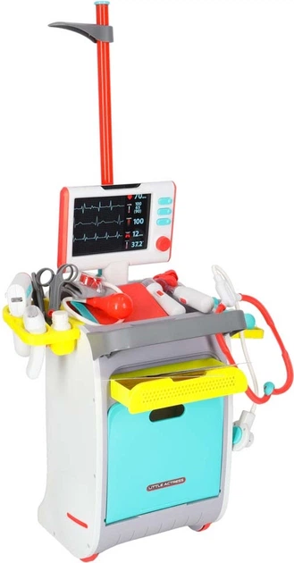 Zestaw lekarza KIK Mały doktor Stacja medyczna z EKG i RTG KX2948 (5903039768987) - obraz 6