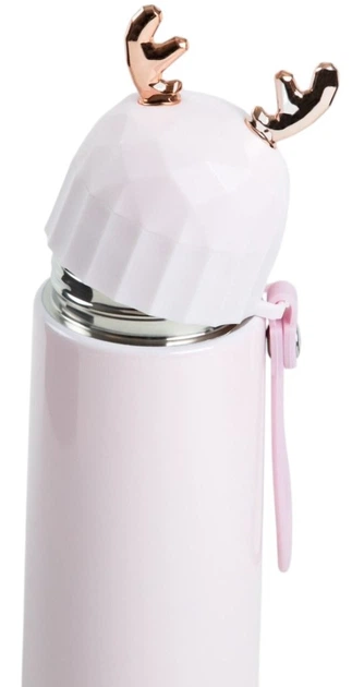 Термос Homla Gatto з мотивом оленя рожевий 0.38 л (5906496721540) - зображення 2