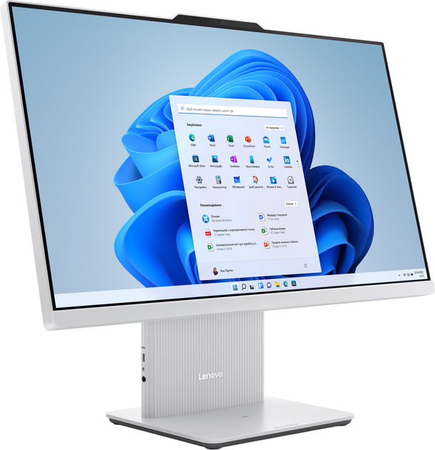 Monoblok Lenovo IdeaCentre AIO 24IRH9 (F0HN00SCPB) Cloud Grey - obraz 3