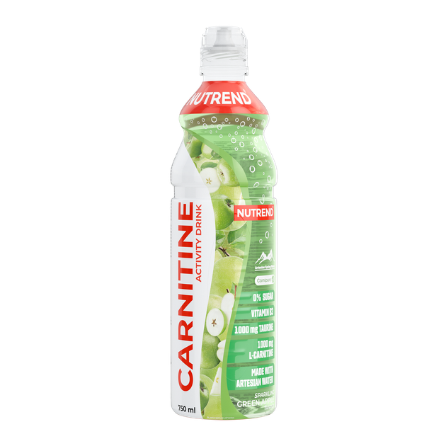 Напій з карнітіном Nutrend Carnitine Activity Drink, 750 мл., Зелене яблуко - Фото 1 Напій з карнітіном Nutrend Carnitine Activity Drink, 750 мл., Зелене яблуко - зображення 1