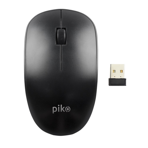 Мышь беспроводная Piko MSX-016a (1283126472480) Black USB - изображение 1