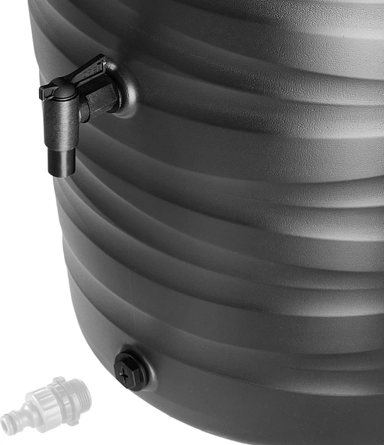 Zbiornik na deszczówkę Kadax Maser 240L Antracytowy - obraz 4