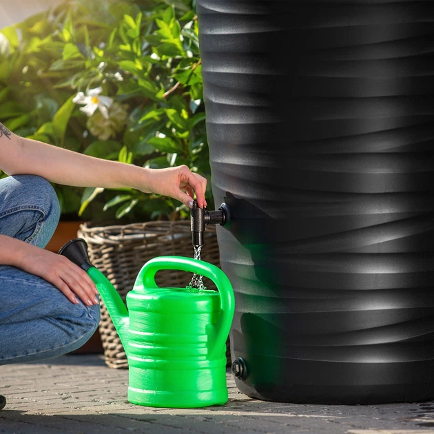 Zbiornik na deszczówkę Kadax Maser 240L Antracytowy - obraz 14