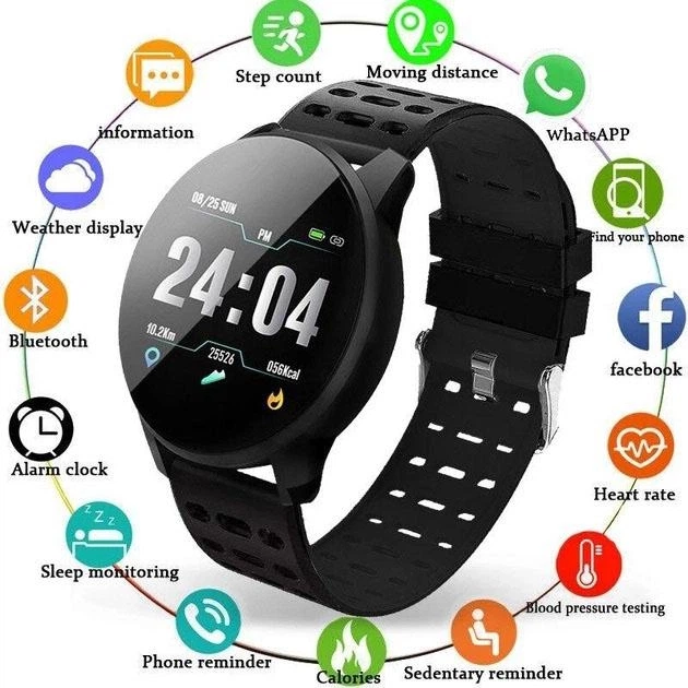 Фитнес-браслет 119PLUS Black (16100) - изображение 4