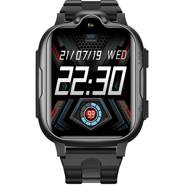 Дитячий наручний смарт годинник K15 з камерою, GPS відстеженням і 4G / WiFi Black (16420) - зображення 7