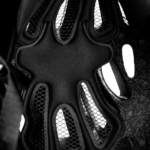 Kask rowerowy Spokey CHECKPOINT z daszkiem szaro-czarny (5902693268918) - obraz 7