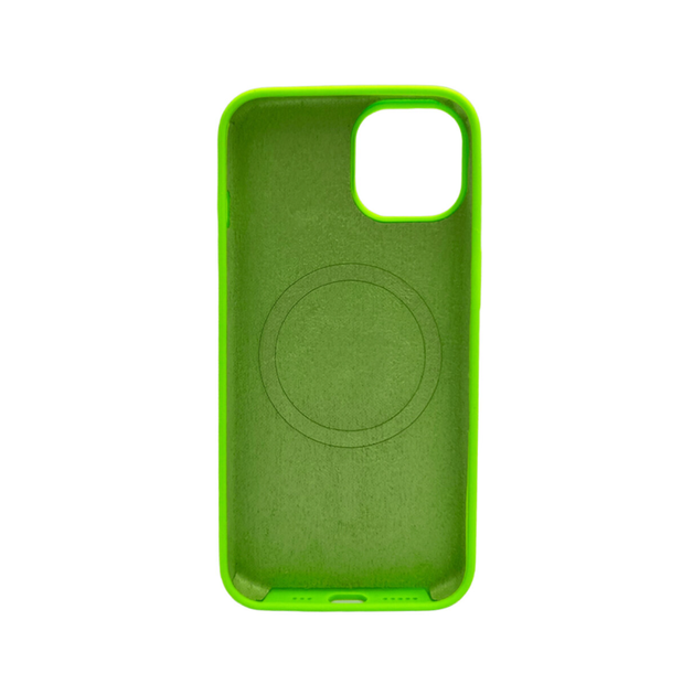Защитный чехол-накладка Cosmic Silicone Case Magnetic для Apple iPhone 15 Shiny Green (SilMag15-53) - Фото 2 Защитный чехол-накладка Cosmic Silicone Case Magnetic для Apple iPhone 15 Shiny Green (SilMag15-53) - изображение 2