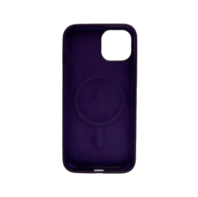 Защитный чехол-накладка Cosmic Silicone Case Magnetic для Apple iPhone 14 Dark Purple (SilMag14-30) - Фото 2 Защитный чехол-накладка Cosmic Silicone Case Magnetic для Apple iPhone 14 Dark Purple (SilMag14-30) - изображение 2