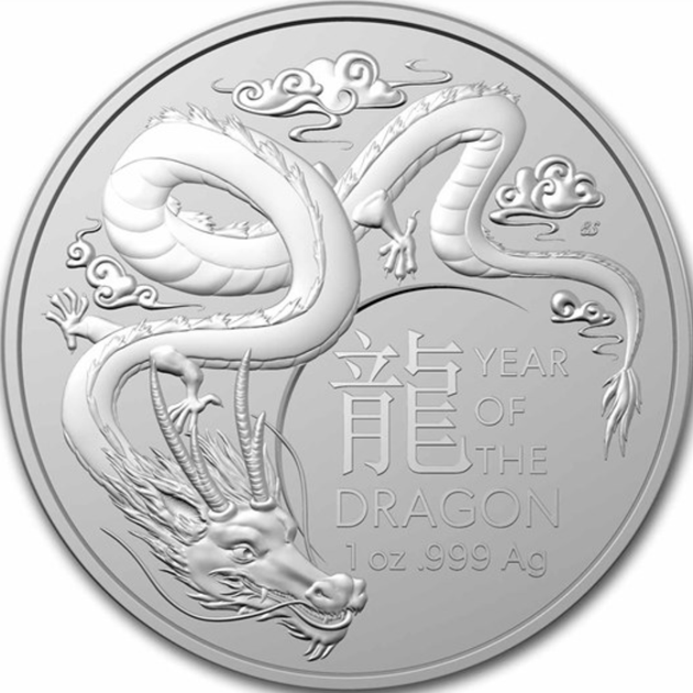 Серебряная монета Австралии Год Дракона от Royal Australian Mint 2024 - Фото 3 Серебряная монета Австралии Год Дракона от Royal Australian Mint 2024 - изображение 3