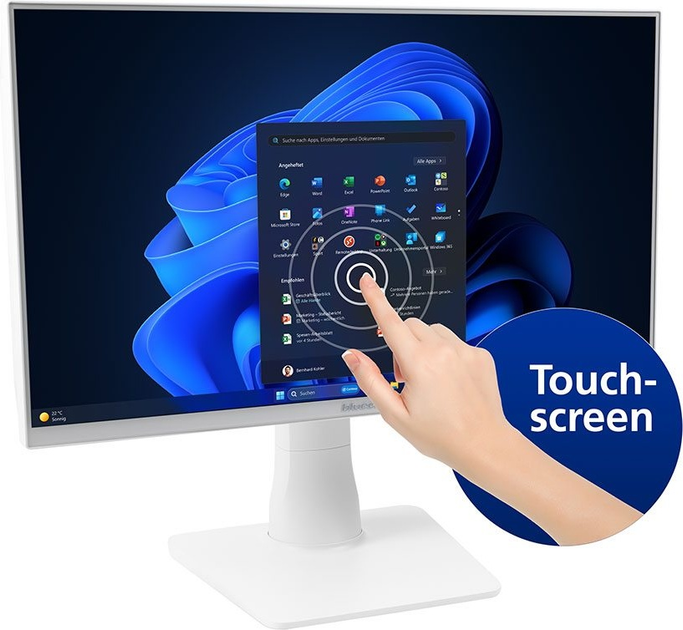 Моноблок Bluechip BUSINESSline AIO2350t *white* (4250749709535) White - зображення 3