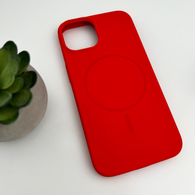 Захисний чохол-накладка Cosmic Silicone Case Magnetic для Apple iPhone 11 Red (SilMag11-14) - Фото 3 Захисний чохол-накладка Cosmic Silicone Case Magnetic для Apple iPhone 11 Red (SilMag11-14) - зображення 3
