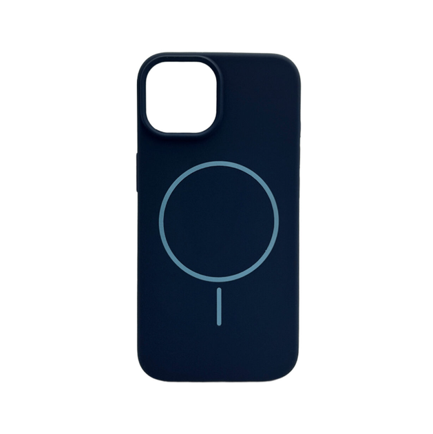 Защитный чехол-накладка Cosmic Silicone Case Magnetic для Apple iPhone 15 Dark Blue (SilMag15-8) - Фото 1 Защитный чехол-накладка Cosmic Silicone Case Magnetic для Apple iPhone 15 Dark Blue (SilMag15-8) - изображение 1