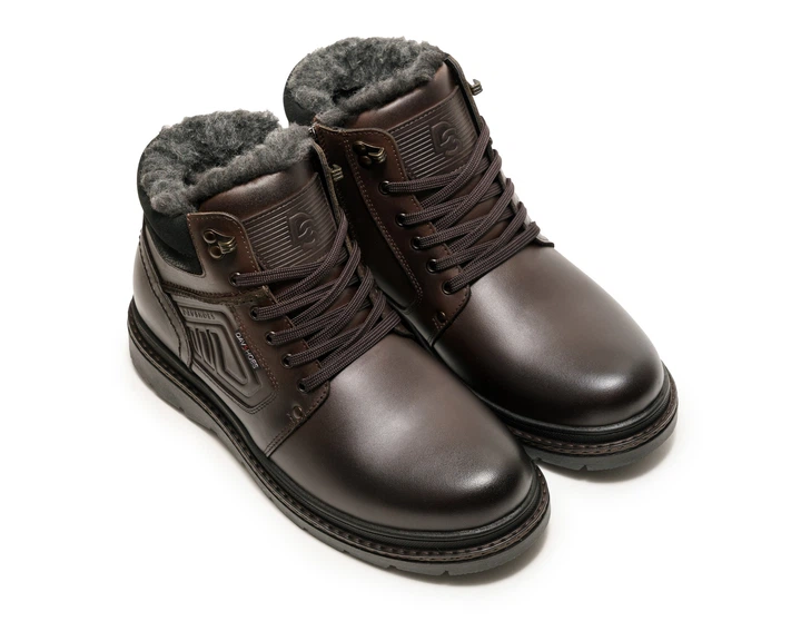 Черевики чоловічі шкіряні Alaska Brown Dav Shoes коричневий 41 - Фото 3 Черевики чоловічі шкіряні Alaska Brown Dav Shoes коричневий 41 - изображение 3