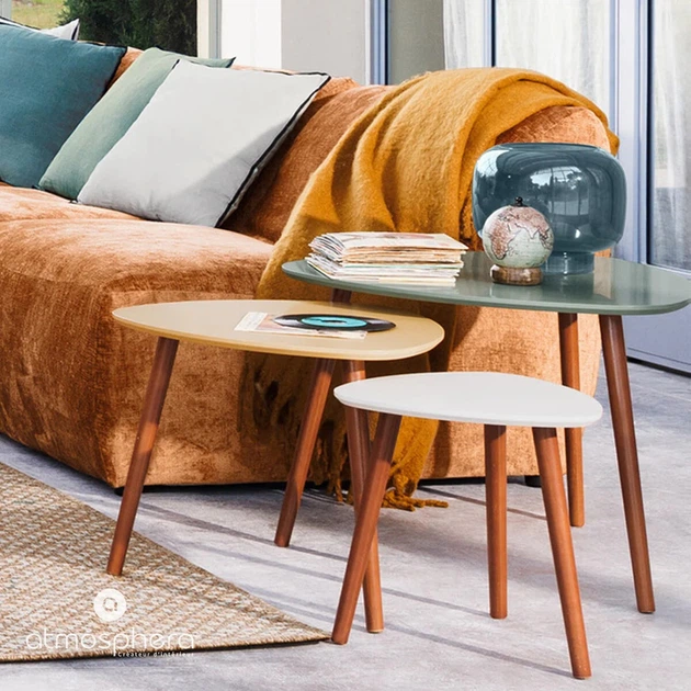 Zestaw stolików kawowych Atmosphera Mileo 3 szt (3560232710254) - obraz 8