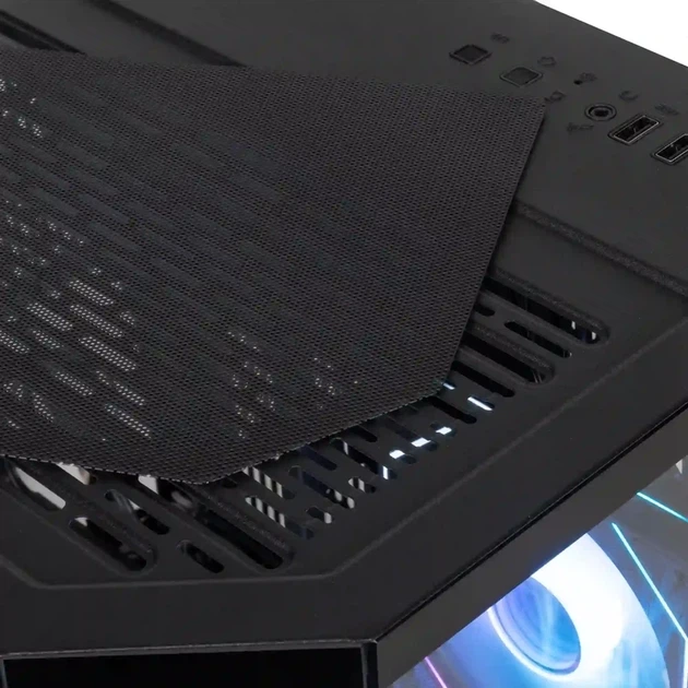 Корпус для ПК Qube Crystal ARGB (CRYSTAL_GBNU3) Black mATX без БЖ - изображение 7