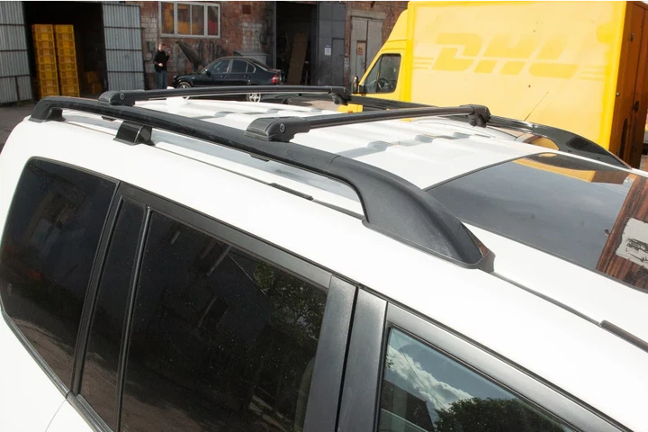 2 Перемычки на рейлинги для Land Rover Freelander II, черные V2 - изображение 6