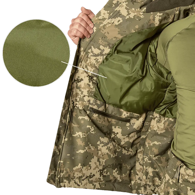Куртка мужская зимняя Patrol System 3.0 ClimaGuard Пиксель L (AI1563) - изображение 6