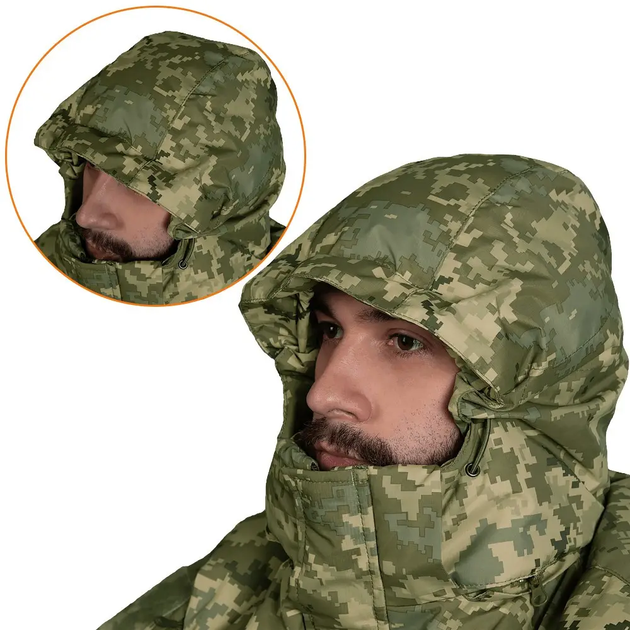 Куртка мужская теплая Patrol System 3.0 7406 Пиксель 2XL (KL1575) - изображение 5