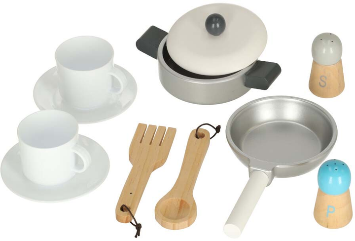 Kuchnia drewniana MDF Lulilo SALIKO z ekspresem 85 cm KX4910 (5903039736658) - obraz 8