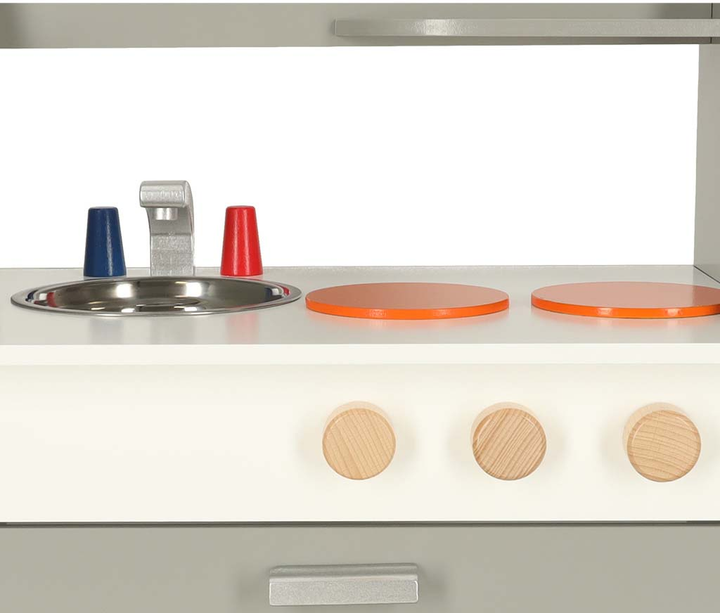 Kuchnia drewniana MDF Lulilo z piekarnikiem i akcesoriami 70 cm KX4626 (5903039739369) - obraz 11