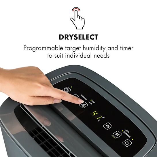 Професійний фреоновий Осушувач Klarstein DryFy 20 Чорний - зображення 11